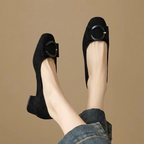 Elisé Suede Ballerina Flats