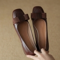 Camille Leather Ballerina Flats
