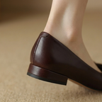 Camille Leather Ballerina Flats