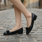 Camille Leather Ballerina Flats