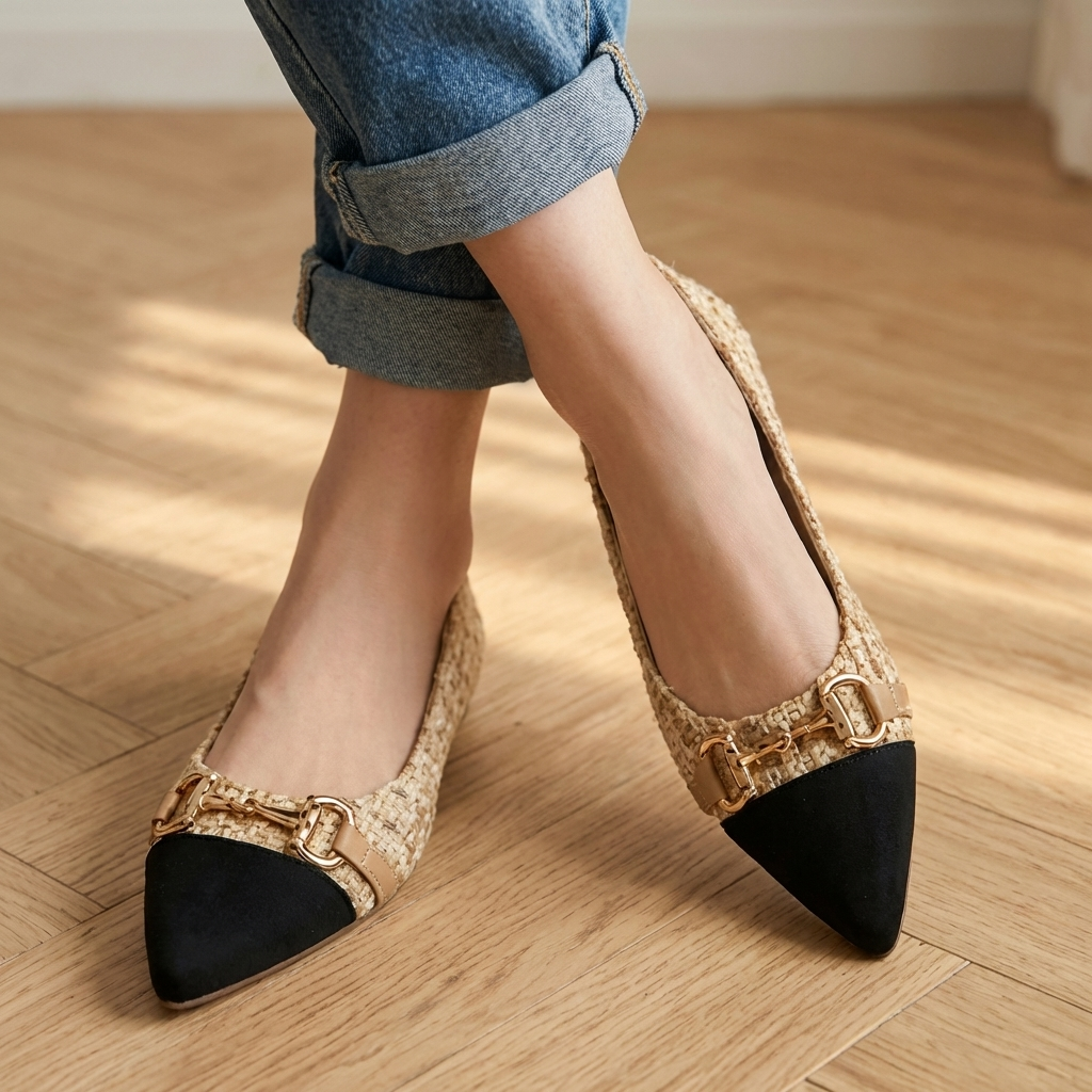 Verona Tweed Ballet Flats