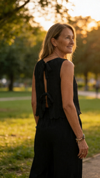 Brigitte - Zweiteiliges Set mit ärmellosem Oberteil und Hose