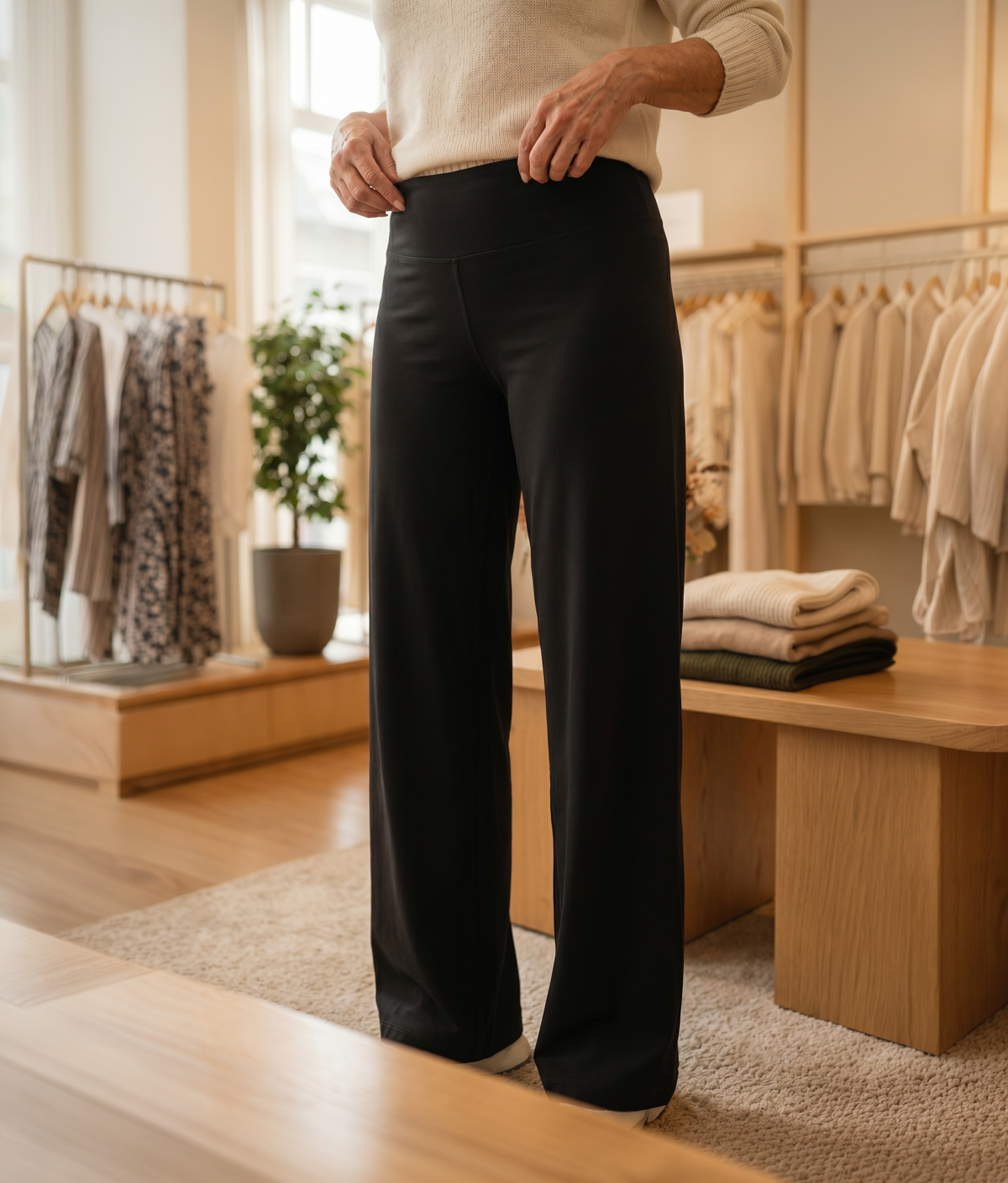 Ria - Bequeme Hochtaillierte Stretchhose aus atmungsaktivem Material