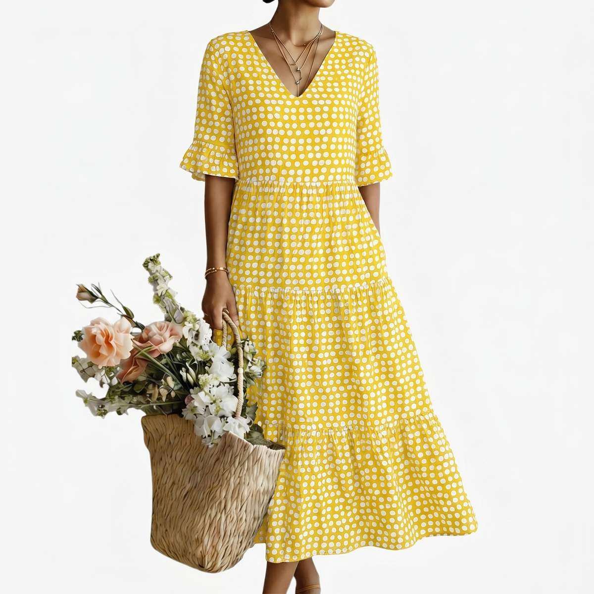 "ANASTASIA | BEQUEMES SOMMERKLEID" can be rewritten as "ANASTASIA | Lässiges Sommerkleid für Komfort".