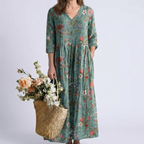 MARINA | MAXI DRESS WITH FLORAL PRINT