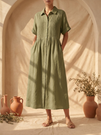 Lysandra | Luftiges Sommer-Hemdblusenkleid