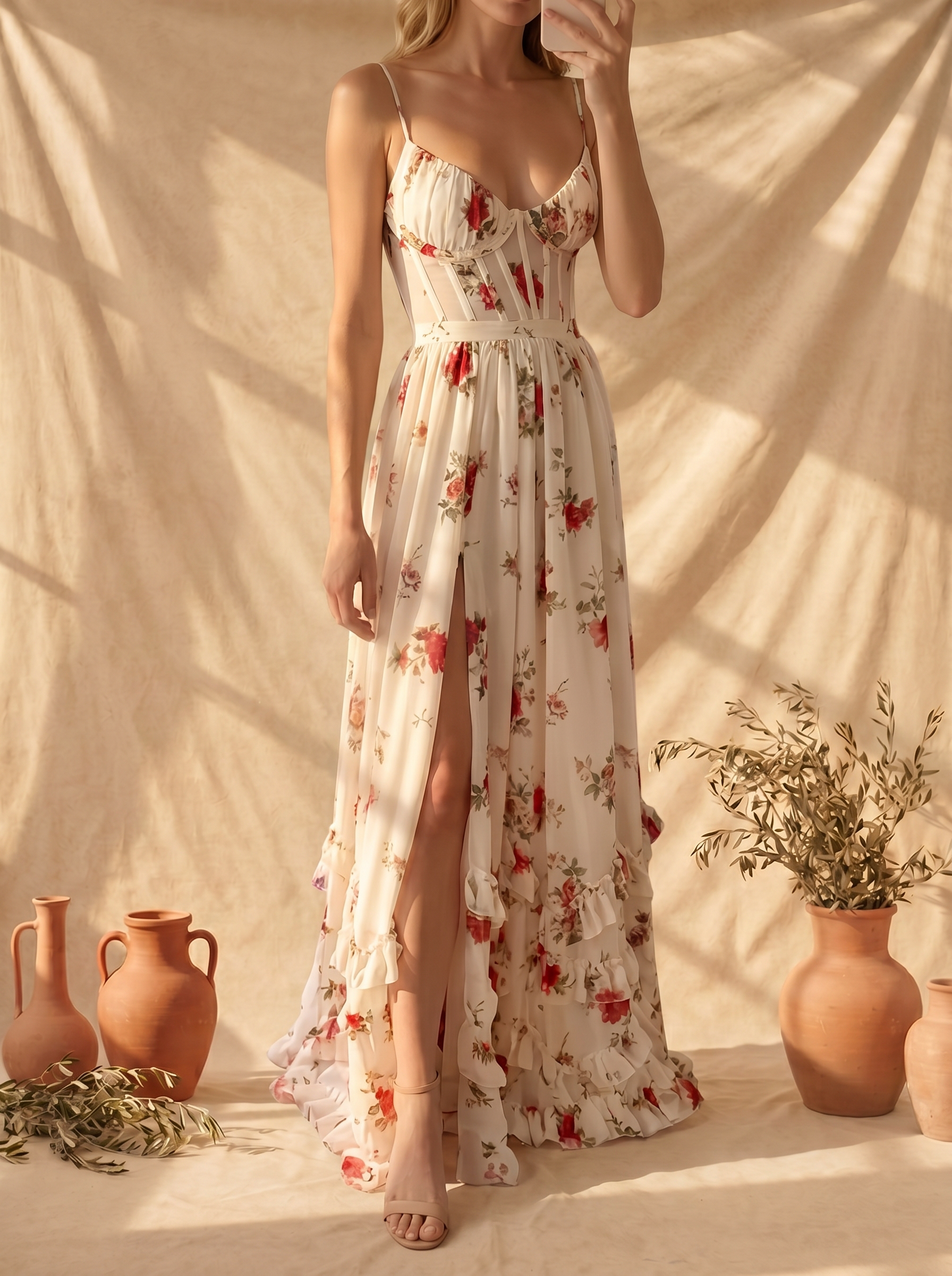 Scarlett | Romantisches Blumen-Kleid