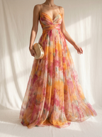 Giselle | Wunderschönes Maxi-Kleid mit Blumenmuster