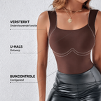 Jet | U-Neck Shapewear Tanktop mit Integriertem BH