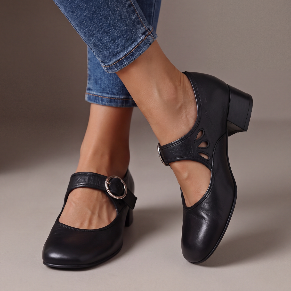 Wear Velora | Véronique Babyschuhe aus Leder mit Absatz