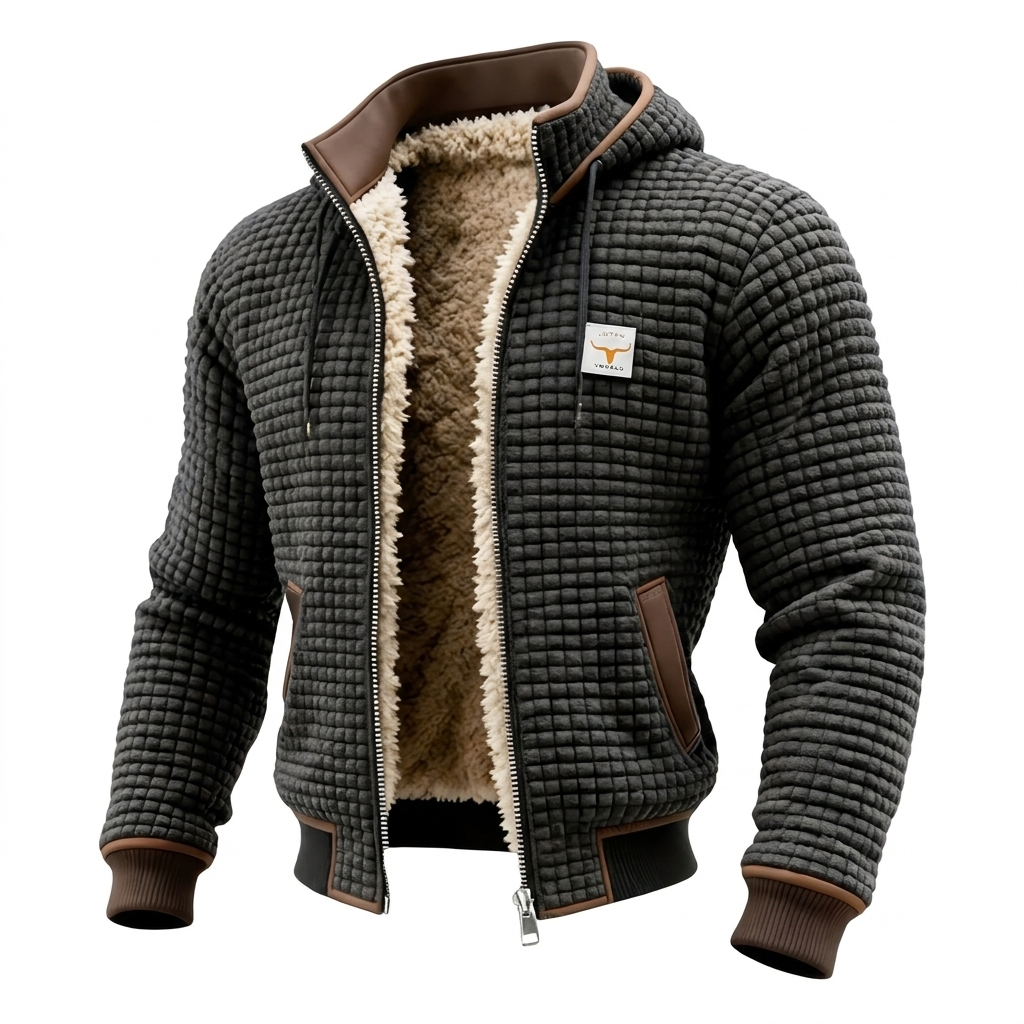Wear Velora | Retro-Jacke mit Kapuze und Reißverschluss
