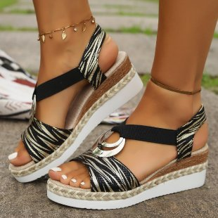 Jesse - Komfortable Ergonomische Keilabsatzsandalen
