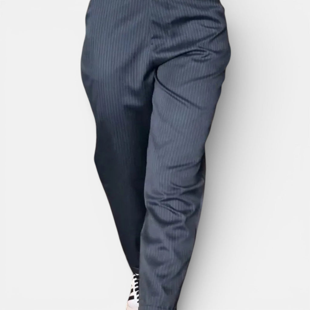 Mathilde – Elegante Hochtaillenhose mit Streifen