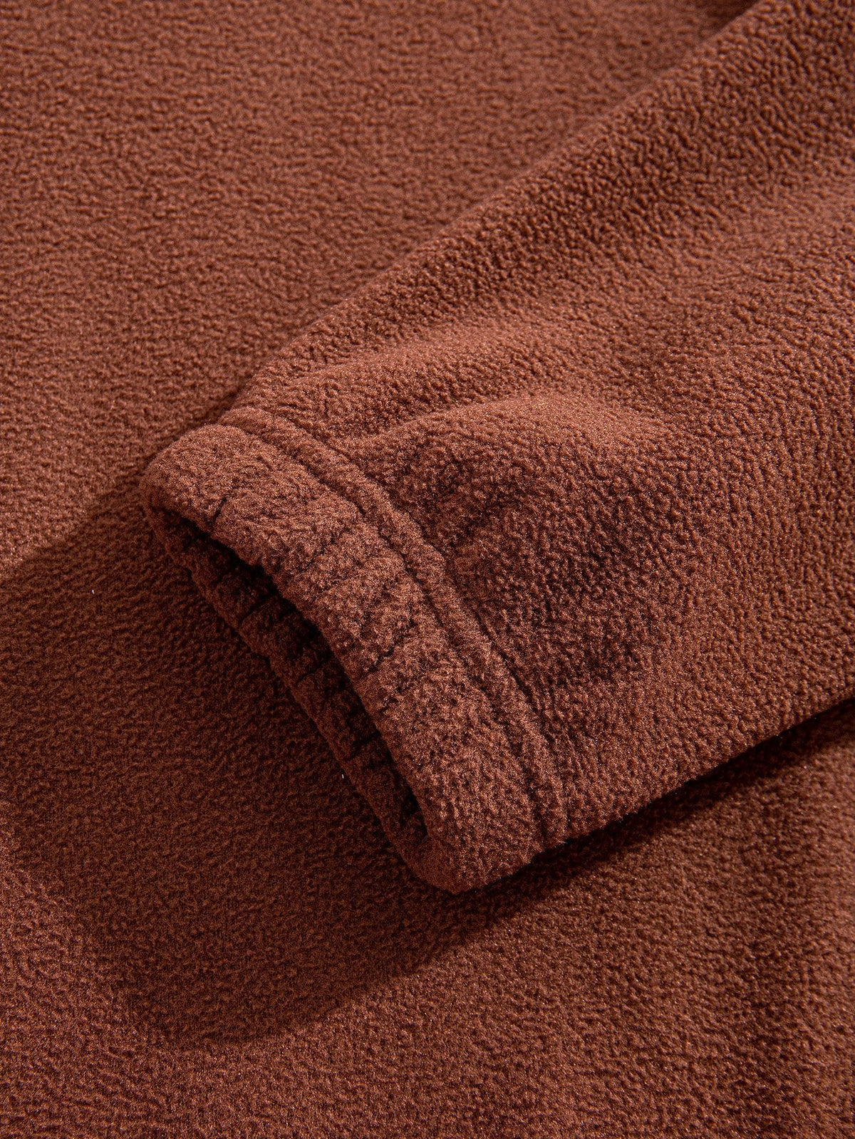 Cozy Quarter Zip Fleece Sweatshirt with Relaxed Fit