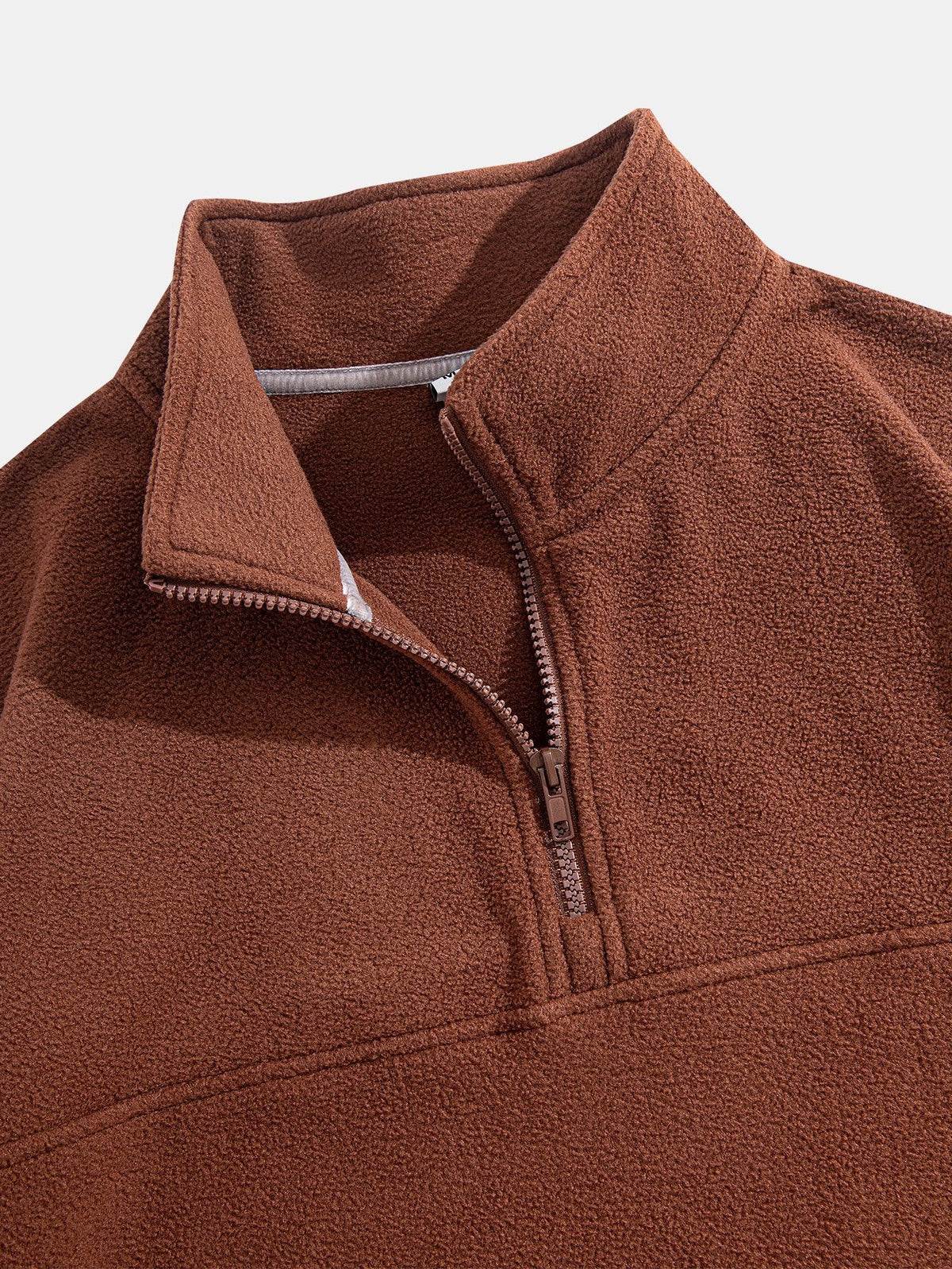 Cozy Quarter Zip Fleece Sweatshirt with Relaxed Fit
