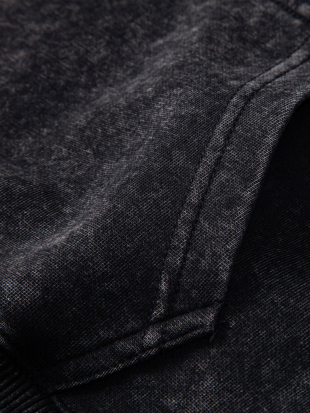 Casual Fit Washed Distressed Hoodie