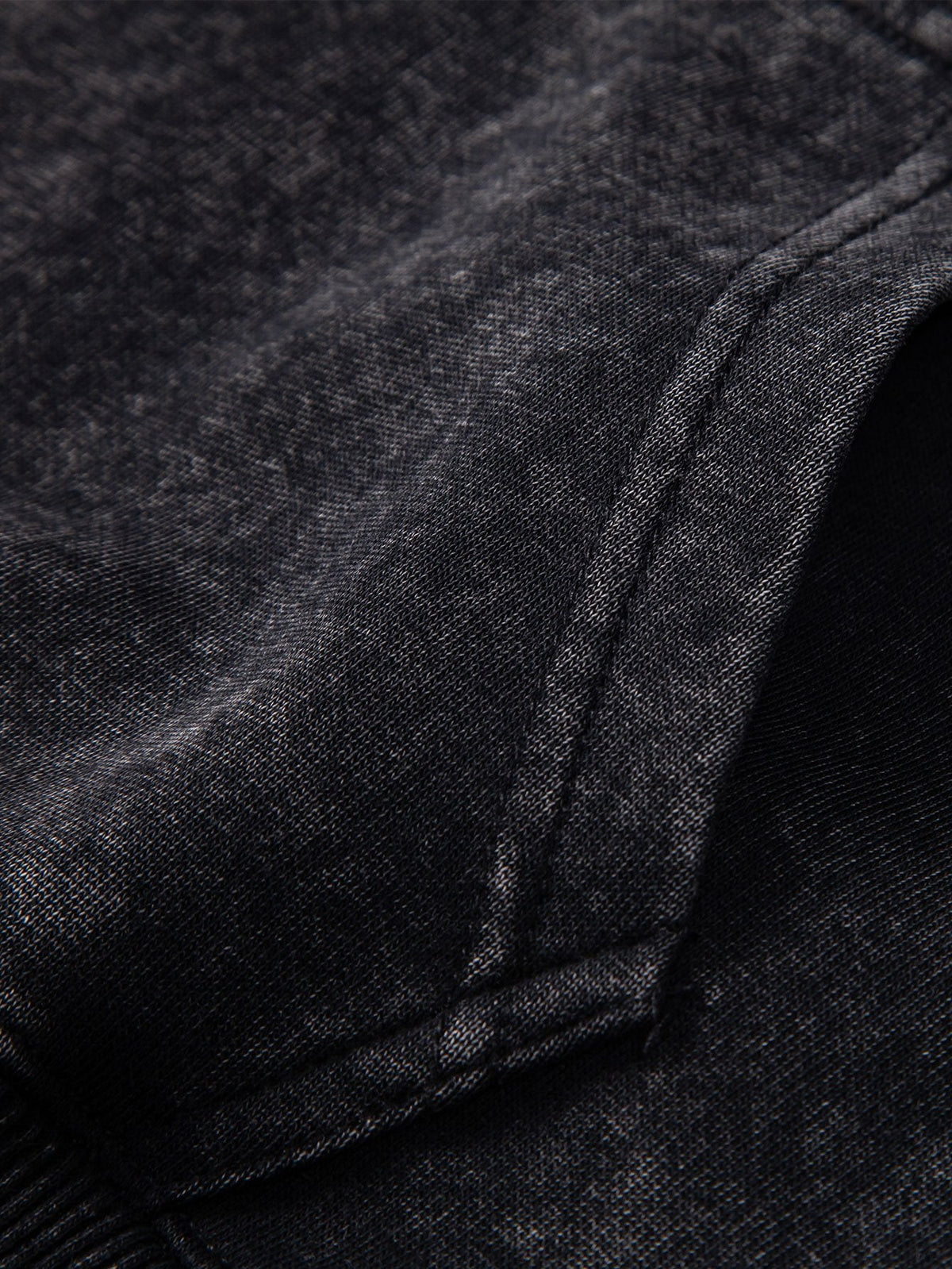 Casual Fit Washed Distressed Hoodie