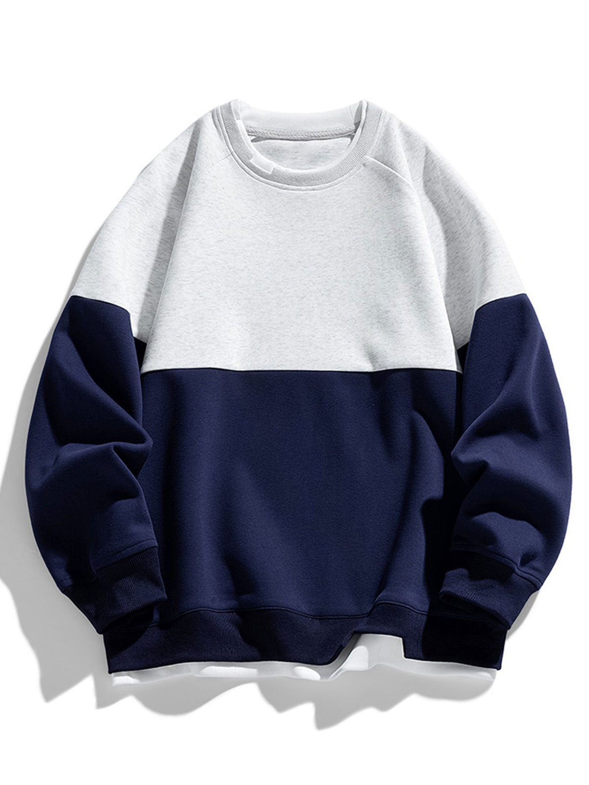 Dual-Color Block Sweatshirt