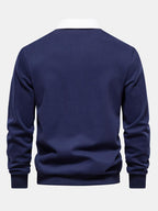 Contrast Collar Sweatshirt