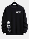 Relaxed Fit Sweatshirt featuring NASA Astronaut Design