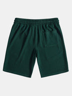 Ripp-Top mit Stehkragen und Shorts