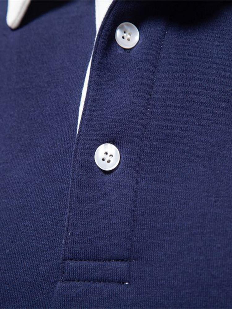 Contrast Collar Sweatshirt