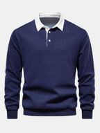 Contrast Collar Sweatshirt