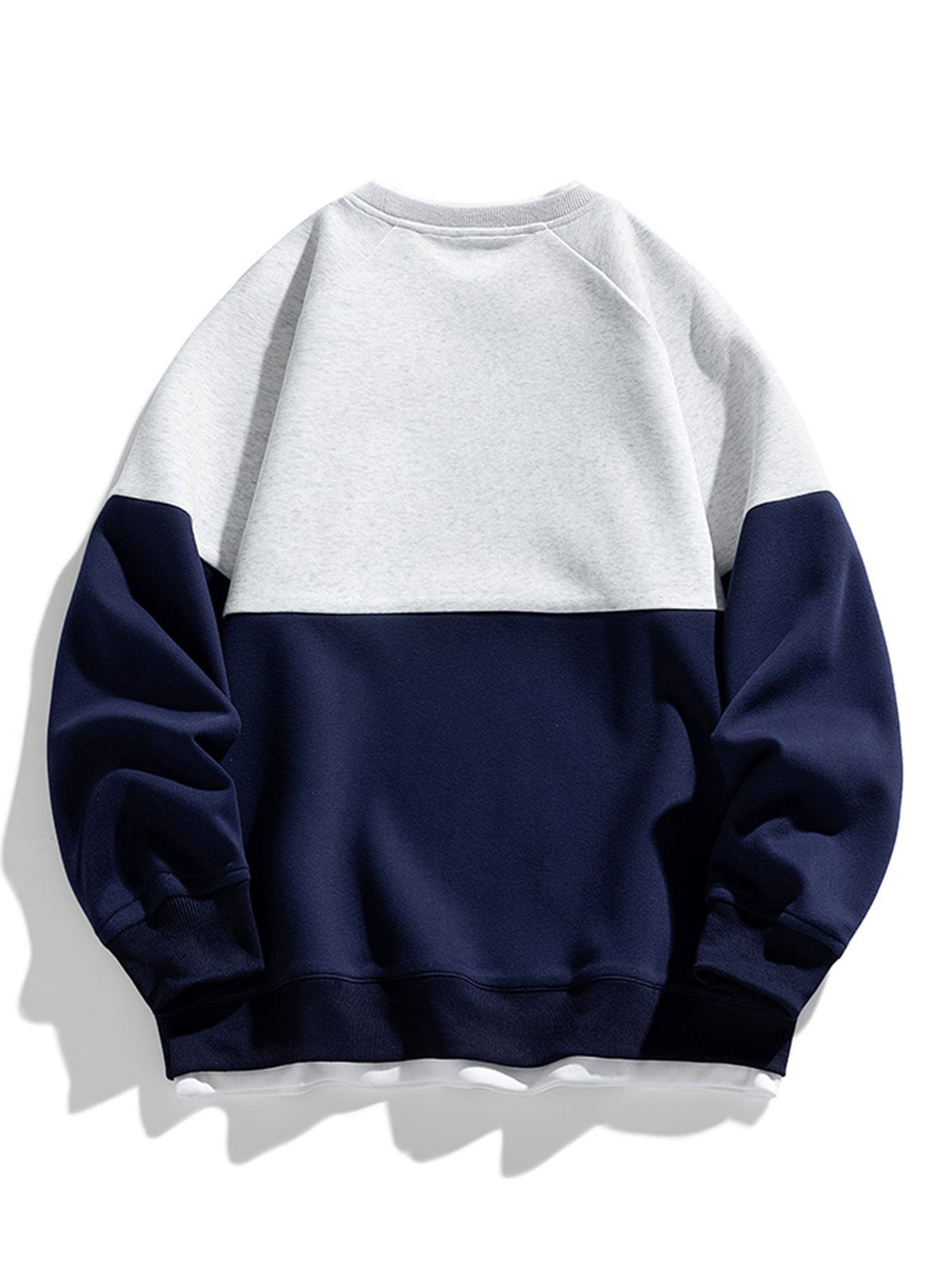 Dual-Color Block Sweatshirt