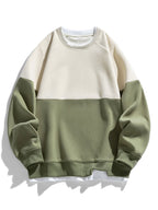 Dual-Color Block Sweatshirt