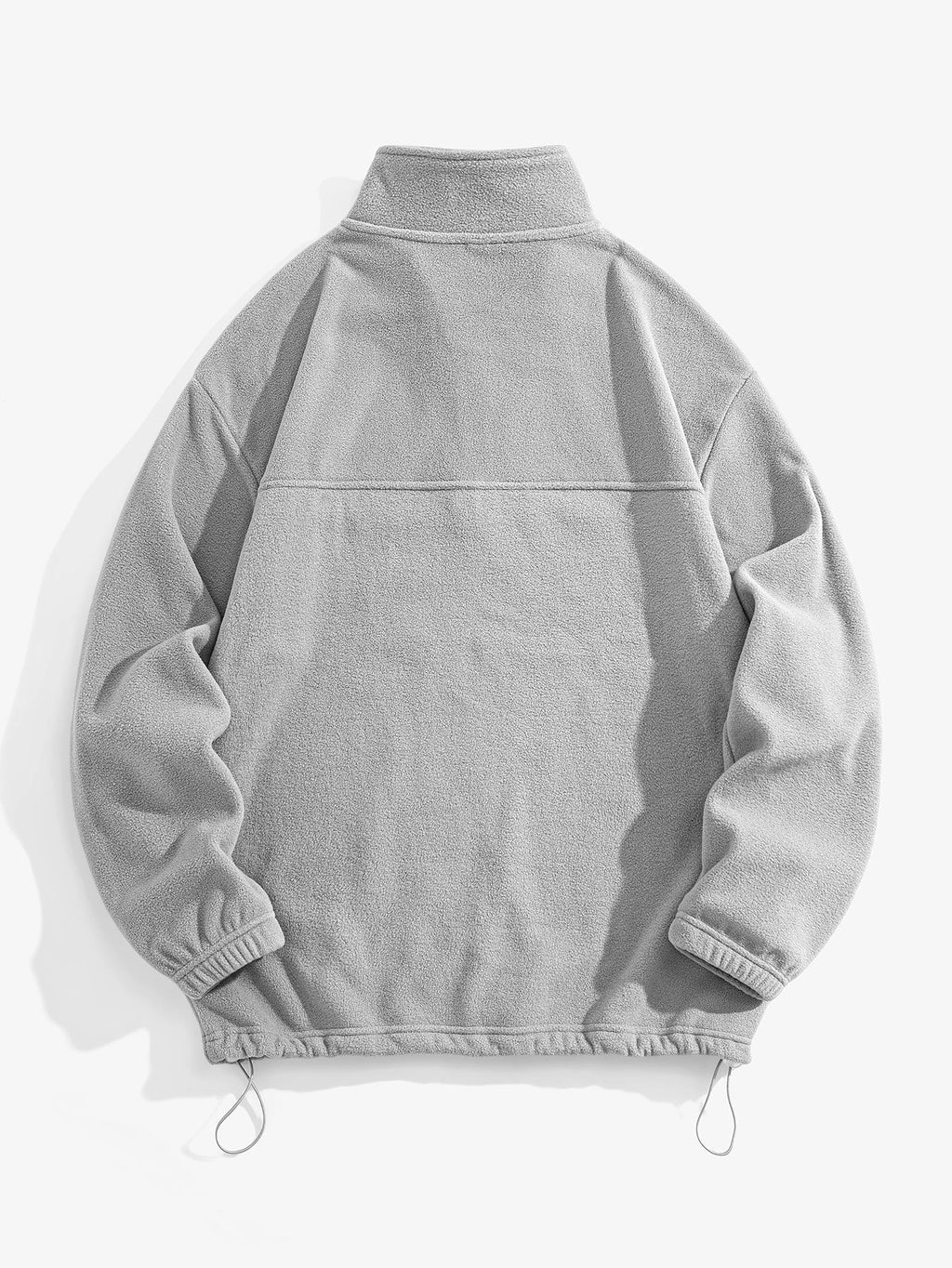 Cozy Quarter Zip Fleece Sweatshirt with Relaxed Fit