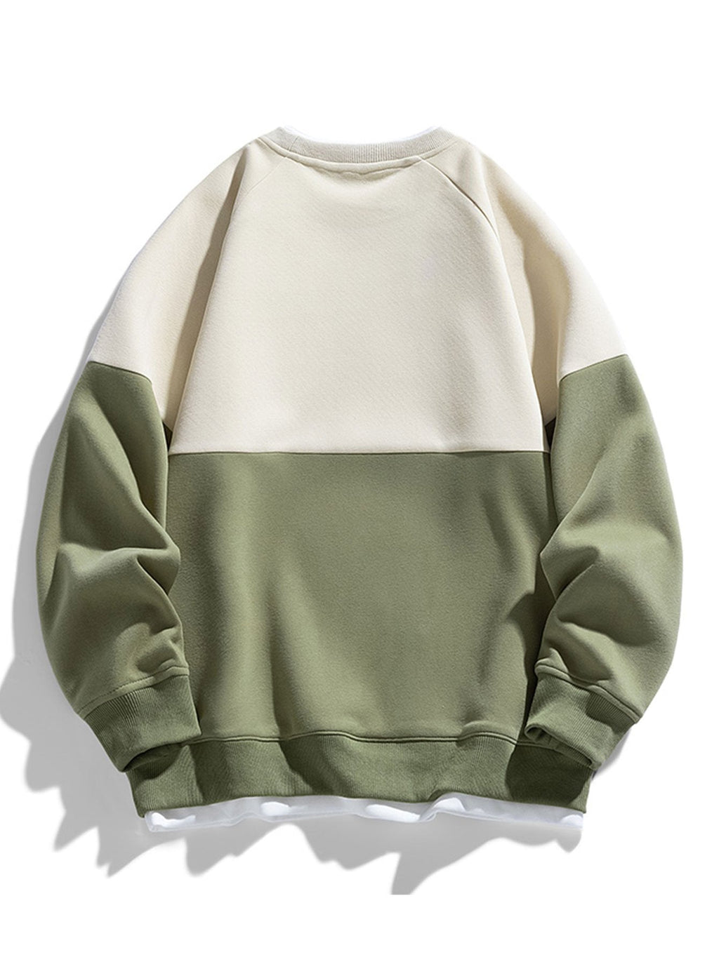 Dual-Color Block Sweatshirt