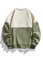 Dual-Color Block Sweatshirt