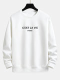 Relaxed Fit Paris Print Sweatshirt
