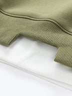 Dual-Color Block Sweatshirt