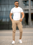 Khaki Franco Cargo Pants