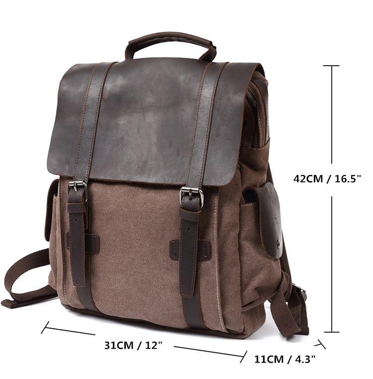 Mini Canvas Rucksack | PRAGUE