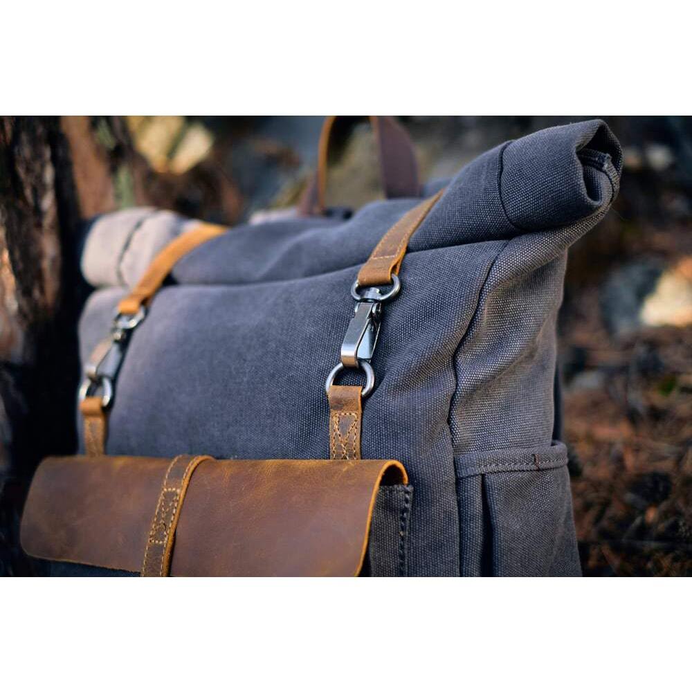 ZÜRICH Vintage Canvas Backpack