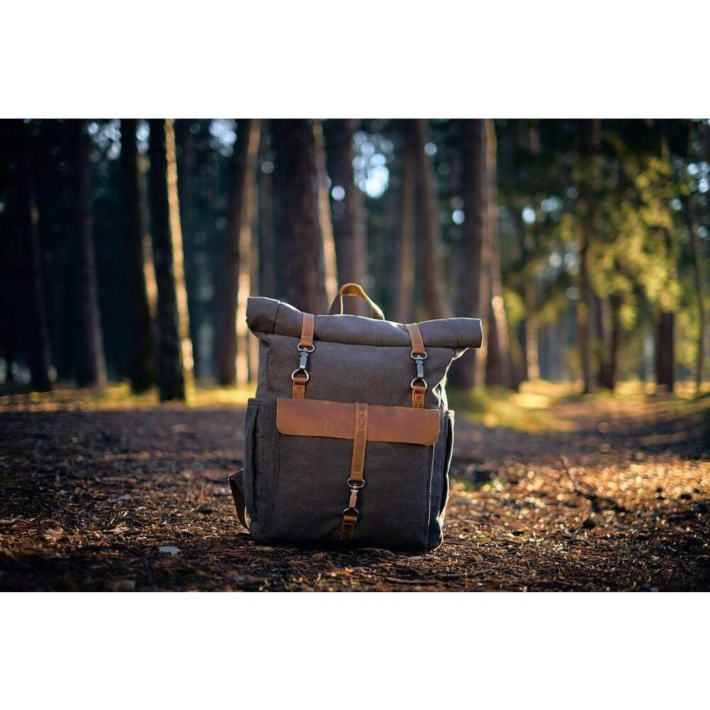 ZÜRICH Vintage Canvas Backpack