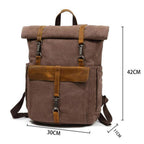 ZÜRICH Vintage Canvas Backpack