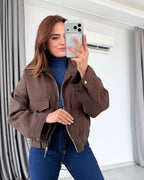 Gina - Bomberjacke mit praktischen Klappentaschen