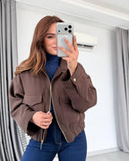 Gina - Bomberjacke mit praktischen Klappentaschen