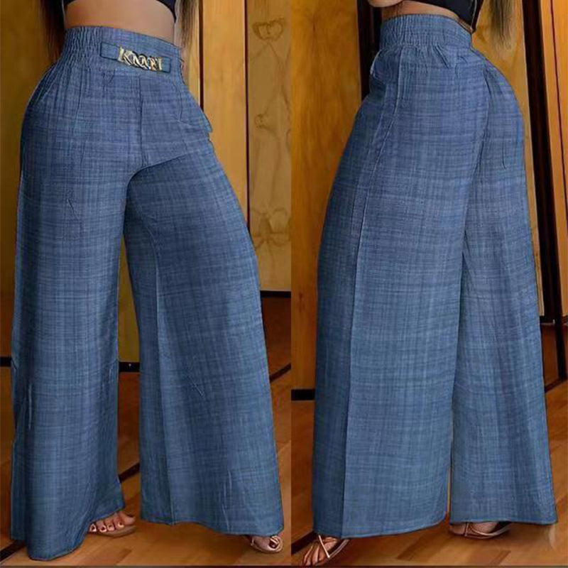 Évelyne™ — Hochtaillierte Weite Hose