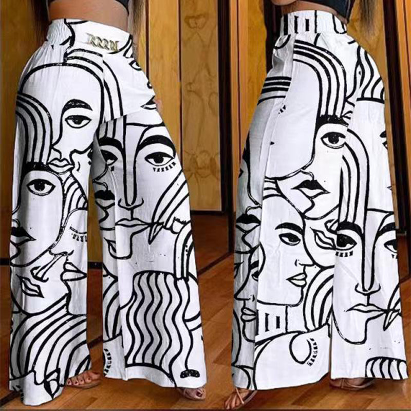 Évelyne™ — Hochtaillierte Weite Hose