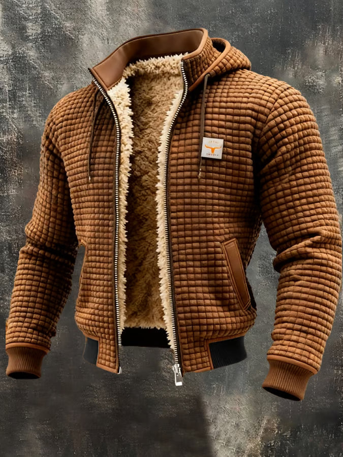 Wear Velora | Retro-Jacke mit Kapuze und Reißverschluss