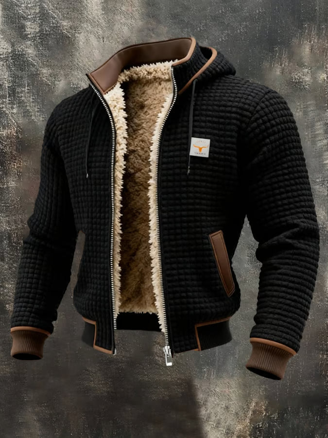 Wear Velora | Retro-Jacke mit Kapuze und Reißverschluss
